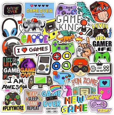Gaming Stickers .